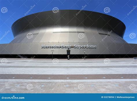 Mercedes-Benz Superdome editorial stock image. Image of orleans - 53278094