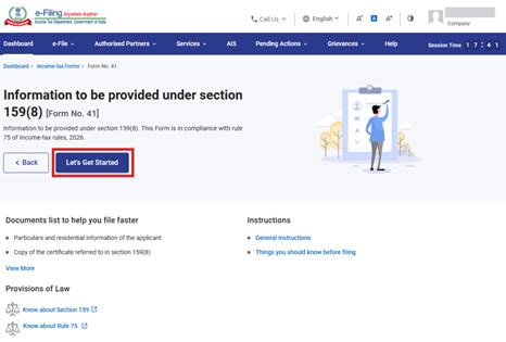 Form 41 User Manual | Income Tax Department