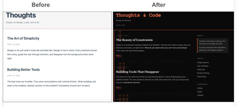 Improving UI Design with a Generator–Evaluator Loop