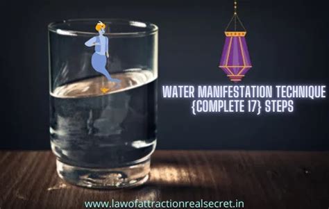 WATER MANIFESTATION TECHNIQUE {COMPLETE 17} STEPS GUIDE - THE REAL LAW ...