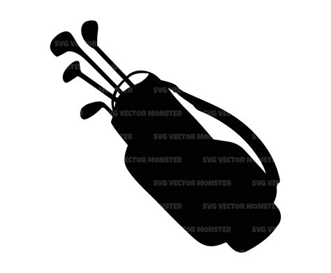 Golf Club Bag Silhouette at Ada Michalski blog