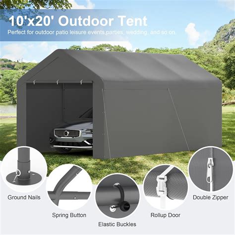 GOJOOASIS Carport 10x20 Car Ports Heavy Duty India | Ubuy