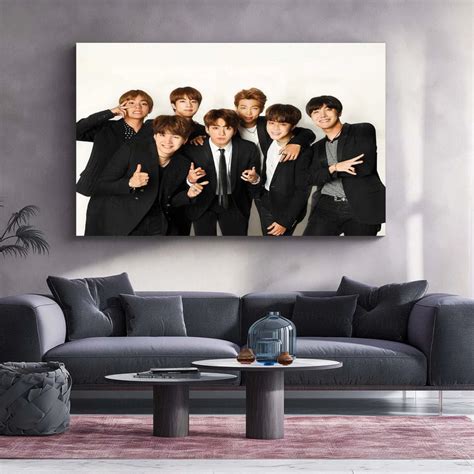 BTS-2 – Metal Frame | Iconic K-Pop Wall Art | Stylish Poster for BTS A ...