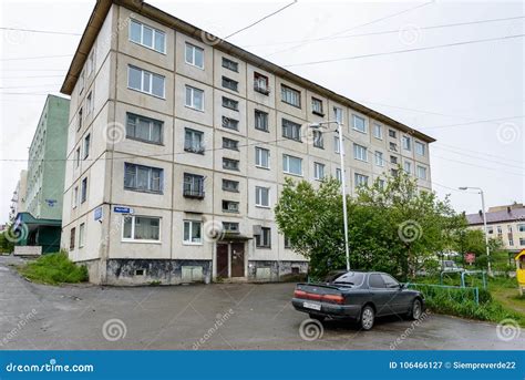 Architecture of Magada, Russian Federation Editorial Photography ...