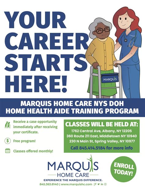 Marquis Home Care on LinkedIn: Becoming a home health aide has never ...