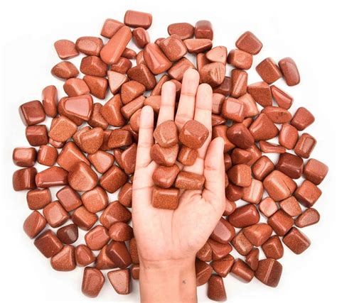 Red Goldstone Tumbled Stone in India - Aeora Rocks - AEORA ROCKS INDIA ...