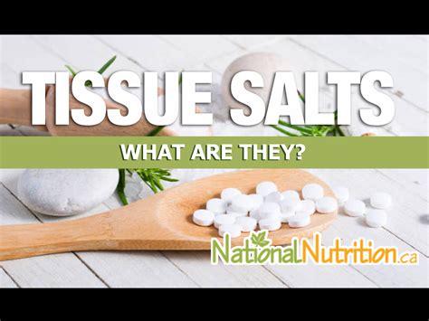 Tissue Salts: Natural Support for Mineral Balance and Health | National Nutrition Articles ...