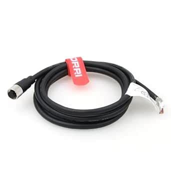DRRI M12 8-Pins Female Sensor Connector to Fly Lead Waterproof ...