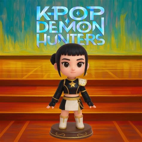🏹 Zoey - K-Pop Demon Hunters (Chibi Edition) K-Pop Idol Figure・ STL ...