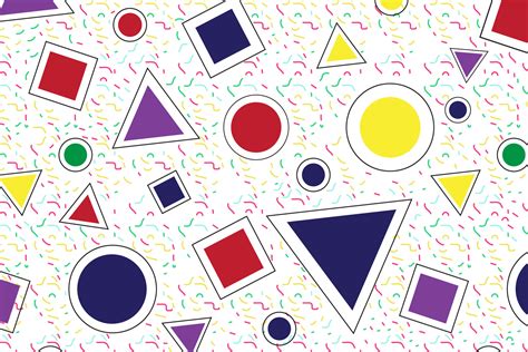 colorful Universal trend geometric shapes background. Design elements ...