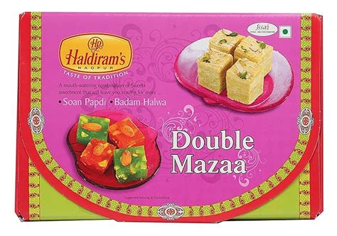 Haldiram Traditional Sweets - Double Maza, 450g Pack: Amazon.in