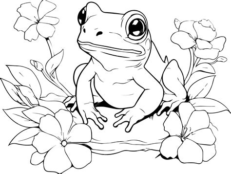 Froglet Coloring Page