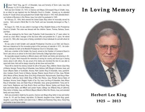 In Loving Memory - Fratzke & Jensen Funeral Home