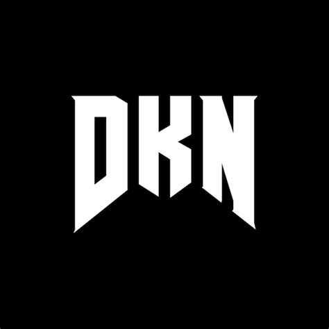 Le logo DKN est une combinaison de couleurs en noir et blanc, le logo ...