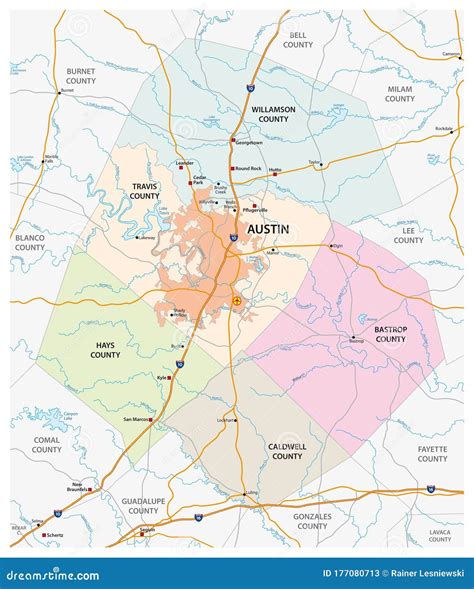 Detailed Road Map Of Austin : Austin, TX Map & Directions - WXSPZZ