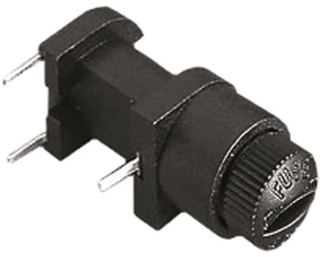 FX0330 Bulgin | Bulgin 6.3A PCB Mount Fuse Holder for 5 x 20mm Fuse, 1P ...