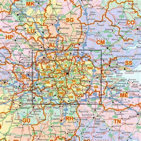 Image result for UK Postcode Map for Excel