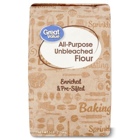 Great Value Unbleached All-Purpose Flour for Office Kitchen - Walmart ...