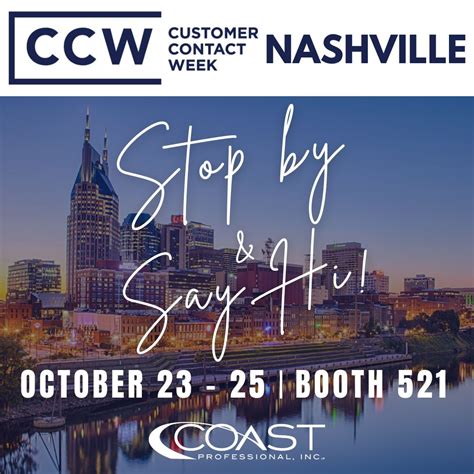 Coast Professional, Inc. on LinkedIn: #ccwnashville #teamcoastpro