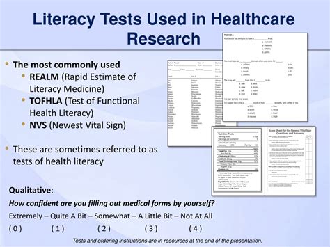 PPT - Health Literacy Research The Next Generation PowerPoint ...