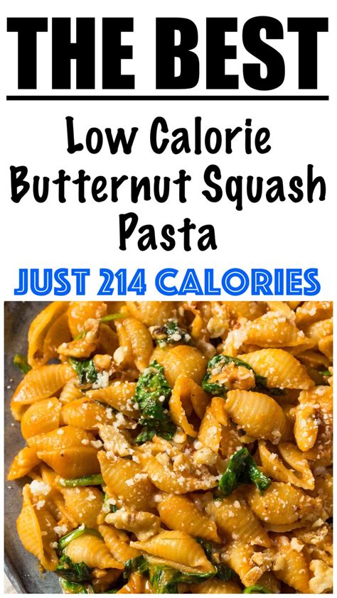 Low Calorie Butternut Squash Pasta - Lose Weight By Eating