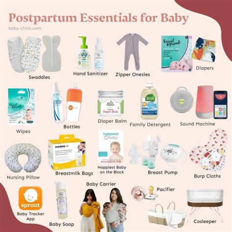 Postpartum Essentials for Mom and Baby - Baby Chick