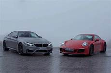 Bmw M4 Cs Vs Gts by 2018 Bmw M4 Cs Takes On 2018 Porsche 911 Gts On 2 Bmw M4 Cs Vs Gts