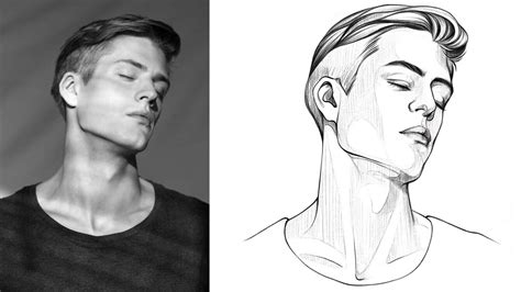 HOW TO DRAW A MAN'S FACE | STEP BY STEP GUIDES OF DRAWING PORTRAIT FROM ...