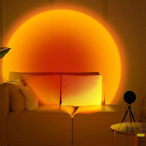 Buy Sunset LED Light 360° Rotation, Rainbow Projection Lamp,16 Color ...