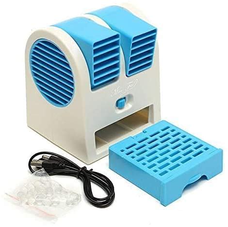 Buy GOTHRILL Portable Dual Bladeless Mini Cooler Desktop Table Fan ...