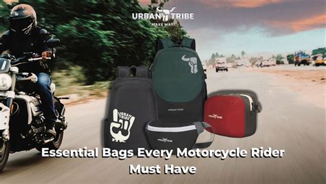 Essential Bags Every Motorcycle Rider Must Have – Urban Tribe