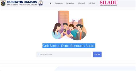 Cara Cek Data DTKS DKI Jakarta Online 2022 Pakai NIK KTP di Siladu ...
