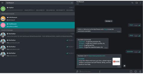 Image result for Message Handler Python Telegram Bot