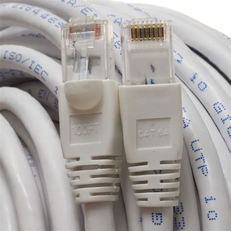 Cat6a Ethernet Cables Snagless - Bootless - Shielded Cables