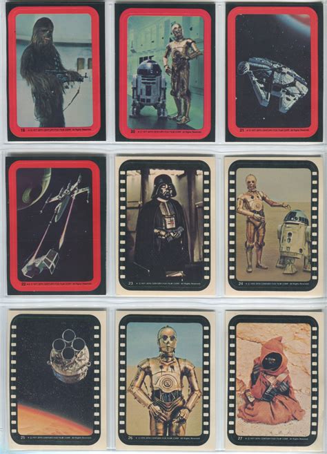 Lot Detail - 1977 Topps Star Wars Complete Set of (330) Cards and (55 ...
