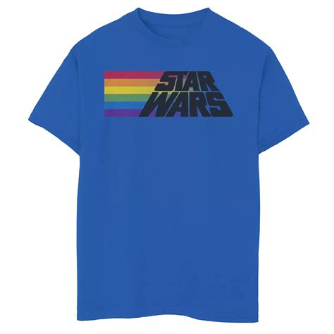 Boys 6-20 Star Wars Rainbow Tracer Logo Graphic Tee