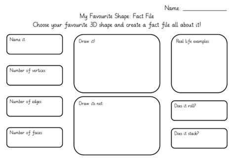 Shape Fact Worksheet 的图像结果