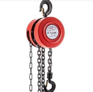 VTH Hand Chain Hoist 1 Ton (2200Lbs)- Manual Steel Chain Block Hoist ...
