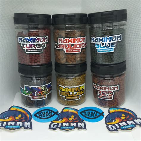 Jual MAXIMUM PELLET (PAKAN CHANNA BY GINAN AQUATIC) - MAX MULTI 2MM ...