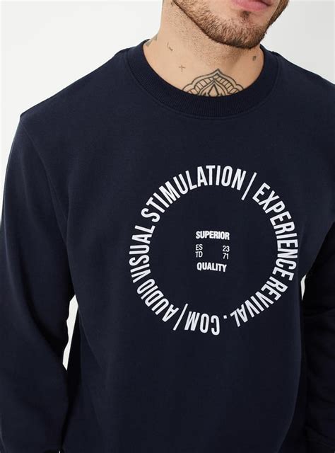 Buy Men Typographic Printed Sweatshirt Online at just Rs. 799.0 ...