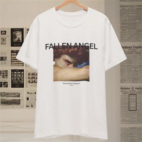 Fallen Angel Unisex Graphic Tee, Alexandre Cabanel, Classic Art Shirt ...