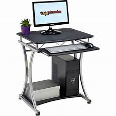 Small Computer Desk by Compact Computer Desk With Keyboard Shelf For Home Office Small Computer Desk