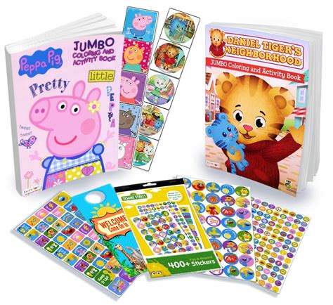 Buy Coloring and Activity Set - Bundle Includes Peppa Pig Coloring Book ...
