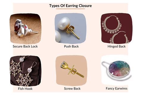 Types Of Earring Backs For Pierced Ears