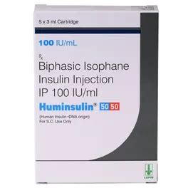 Huminsulin 50/50 100 IU Injection 3 ml | Uses, Side Effects, Price ...