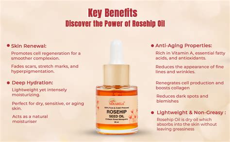 Buy Mirabela Rosehip Seed Oil for Face – 100% Pure Cold Pressed Skin ...