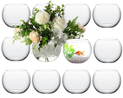 Glass Fish Bowl Centerpieces