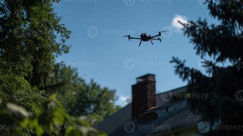 An AGIdriven surveillance drone captures realtime data as it glides ...