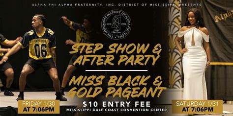 MS Alphas 2026 District Step Show/After Party and Miss B&G Pageant ...