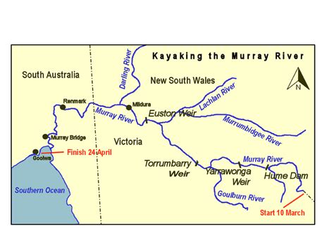 Murray River scaled up copy | by map and compass